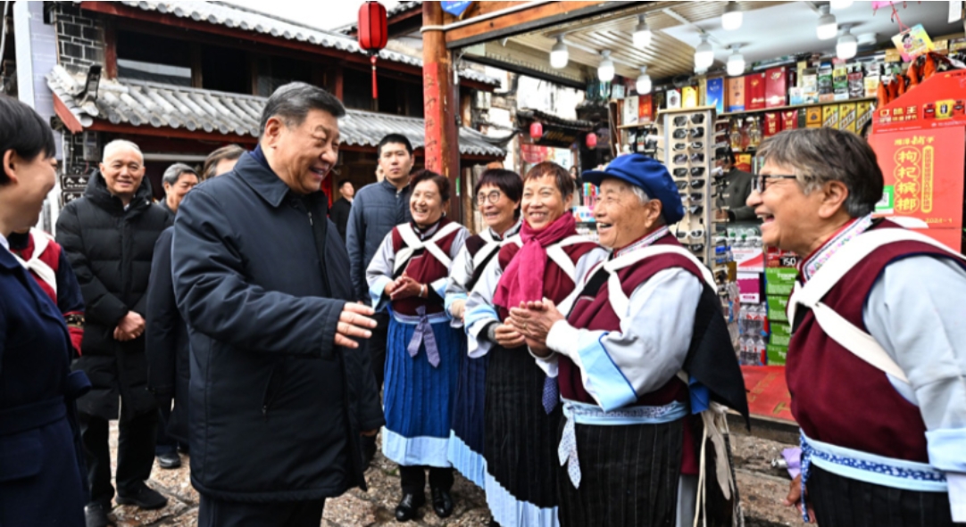 习近平在云南丽江市考察调研